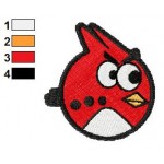 Angry Birds Embroidery Design 010